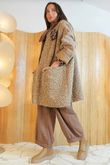 Norbury Corsage Relaxed Jacket Camel /19=